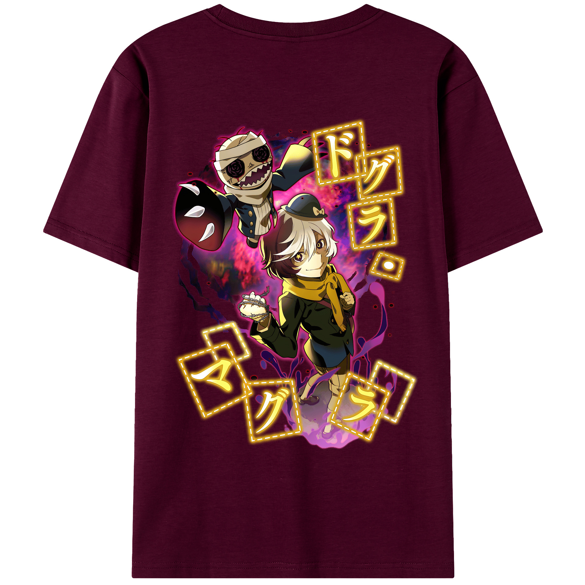 （画像用） 文豪ストレイドッグス Bungo Stray Dogs レディース半袖Tシャツ(バックプリント)